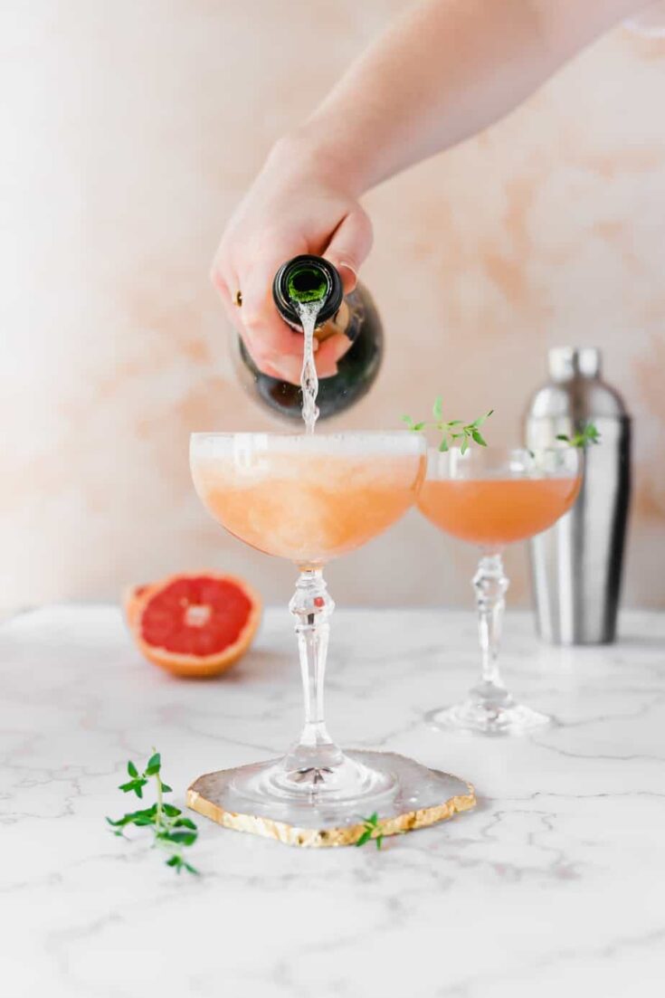 Image for Grapefruit Champagne Cocktail