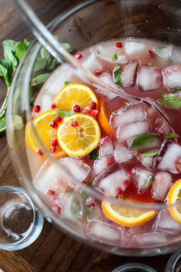 Image for Pomegranate and Orange Champagne Punch