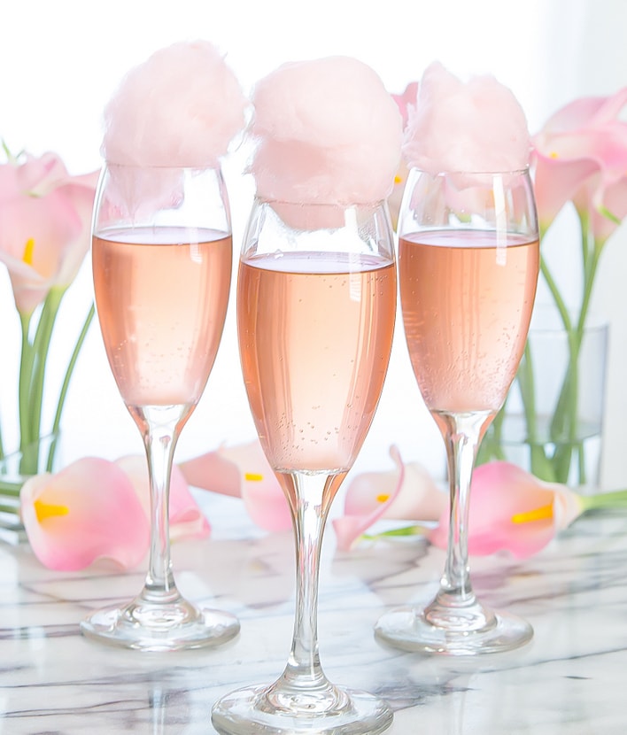 Image for Cotton Candy Champagne Cocktails