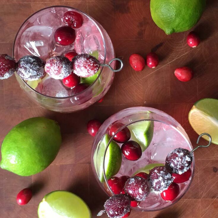 Image for Skinny Cranberry Margaritas