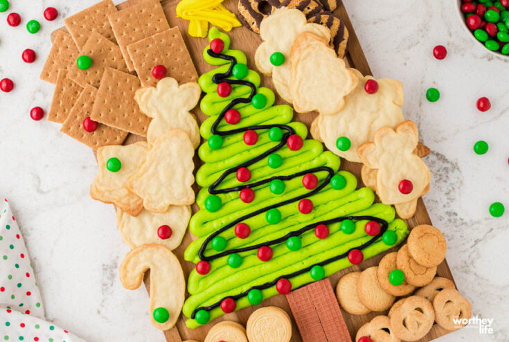 Image for Christmas Tree Buttercream Board