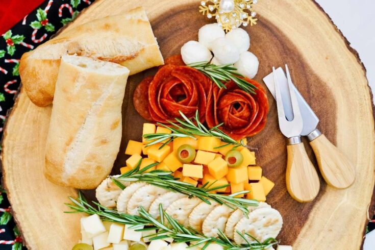 Image for Delicious Christmas Tree Charcuterie Board