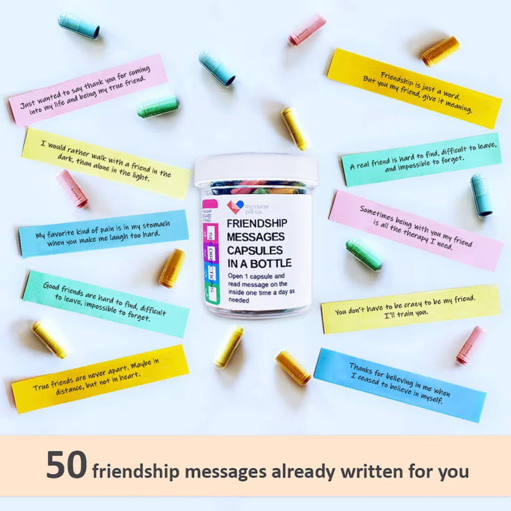 Image for Friends Messages on a Pill Capsule