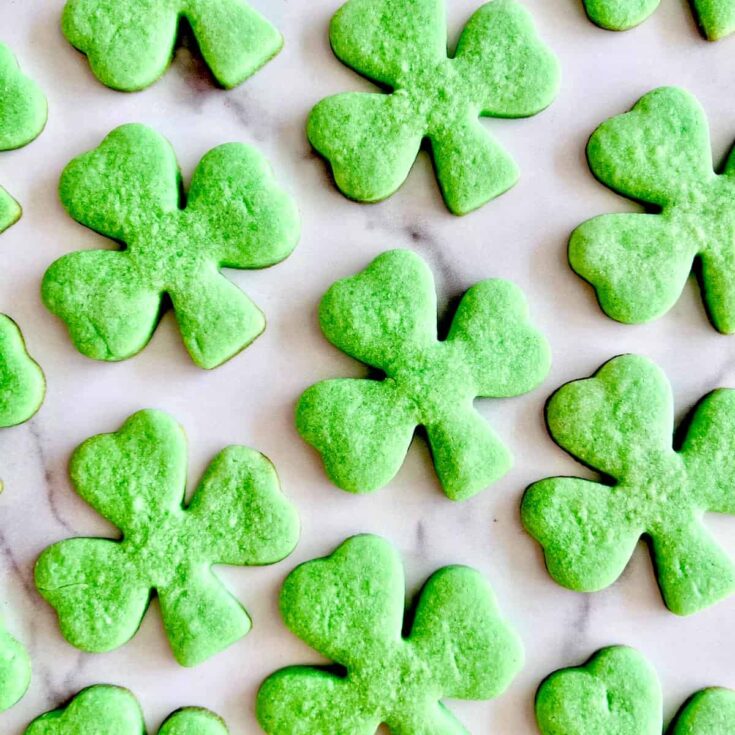 Image for Green Shamrock Sugar Cookies