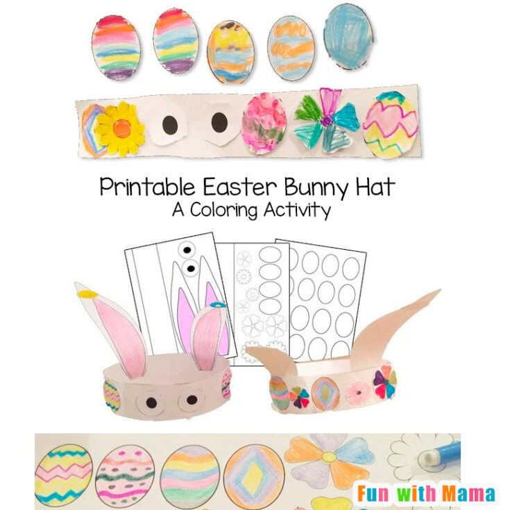 Image for Bunny Hat Easter Crafts For Kids