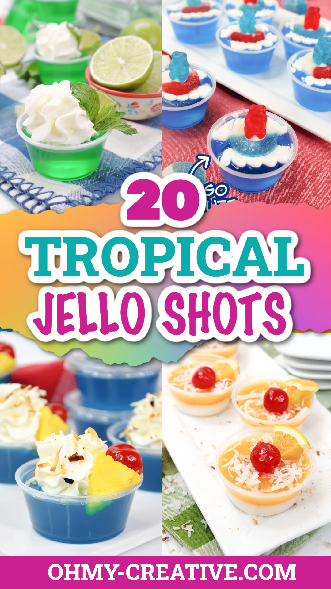 Tropical Jello Shots With Island Vibes
