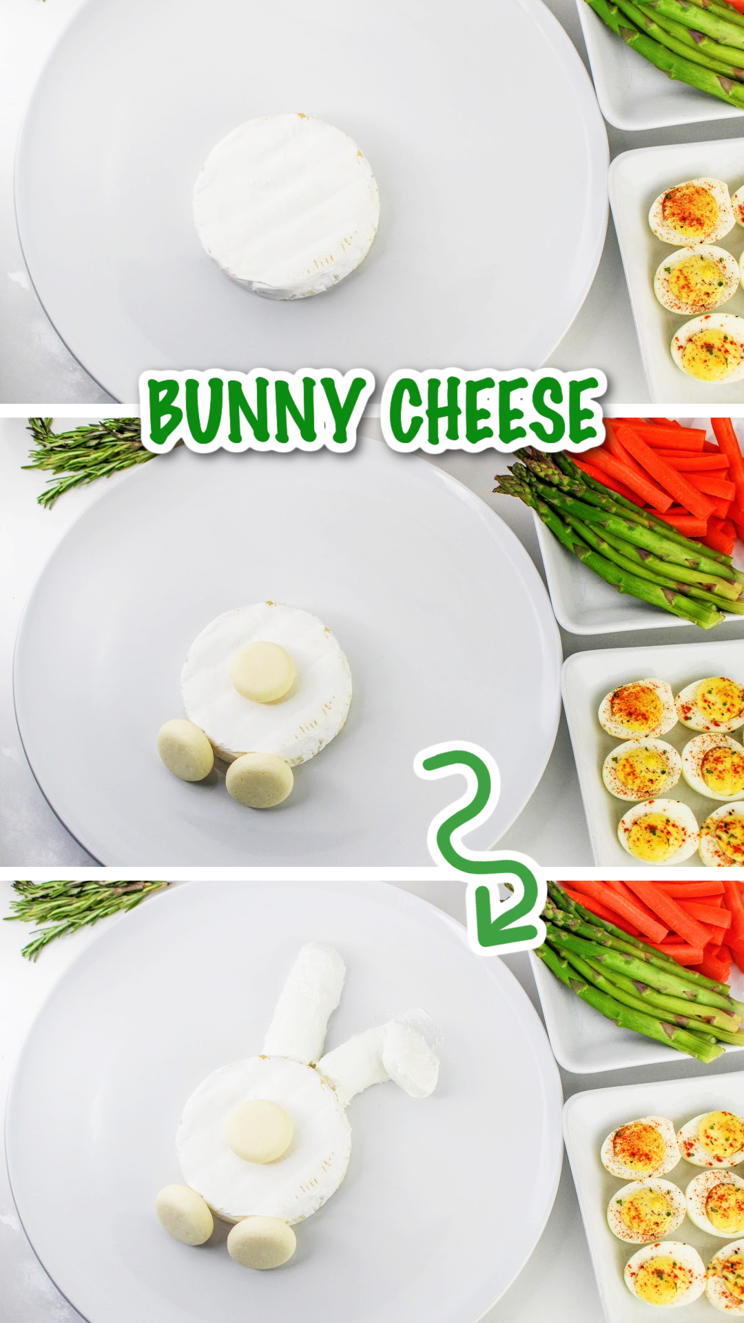 how to make a bunny out of cheese 