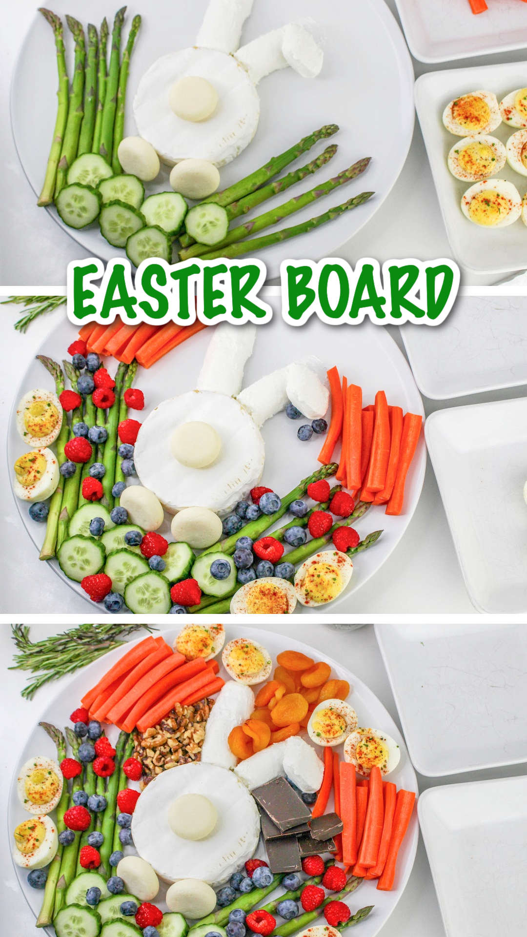 how to make a bunny charcuterie board step by step