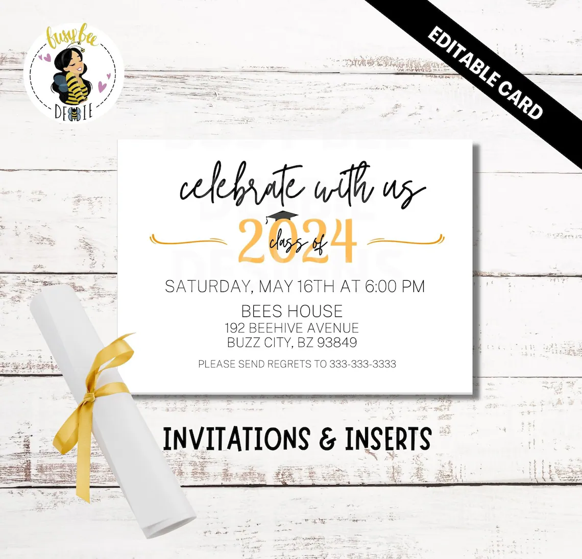 20 Graduation Party Invitations - Oh My Creative