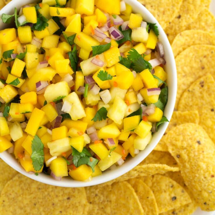 Image for Fresh Mango Habanero Salsa (Only 6 Ingredients!)