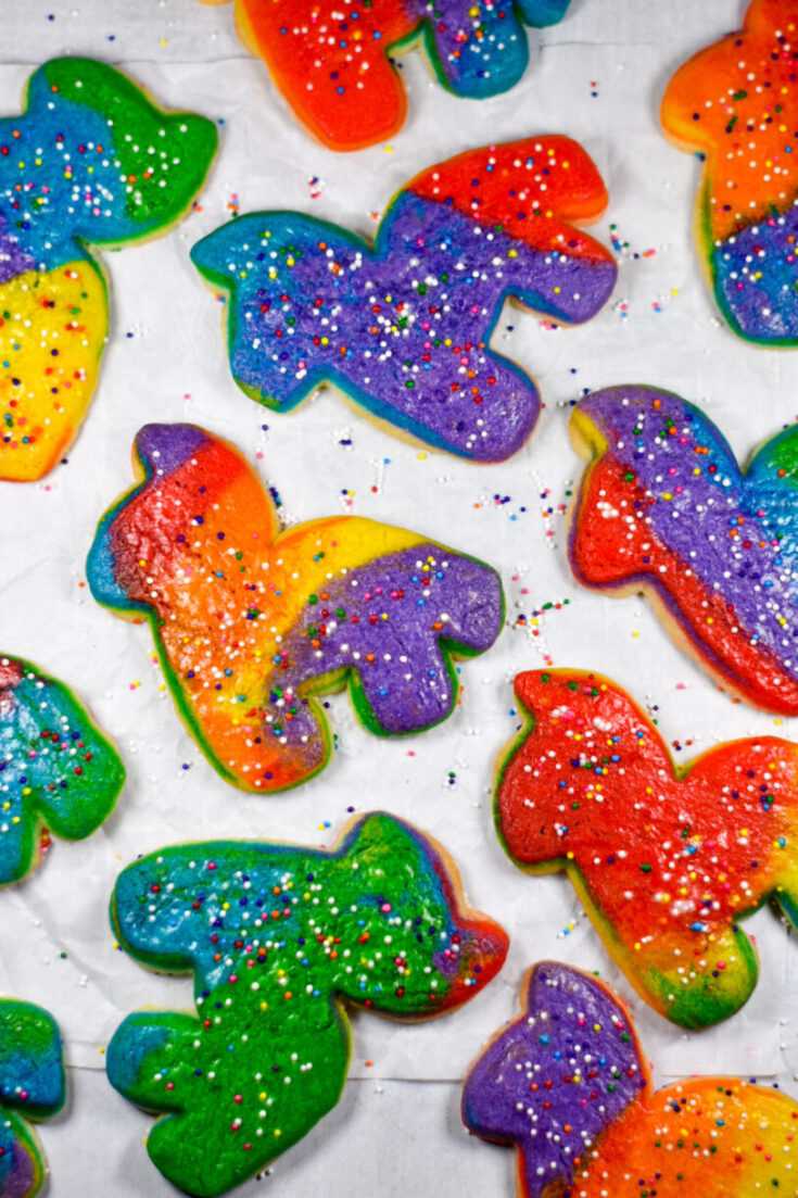 Image for Rainbow Pinata Cookies!