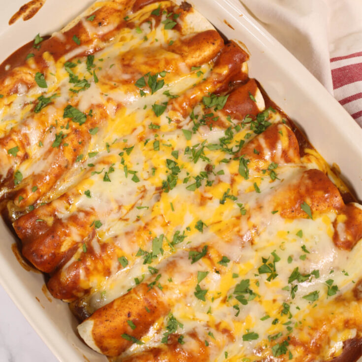Image for The Best Ground Beef Enchiladas