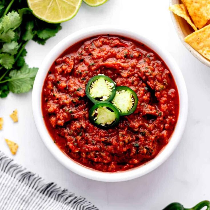 Image for Homemade Roasted Jalapeno Salsa Recipe