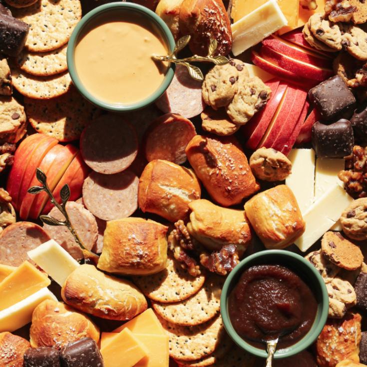 Image for Fall Apple Cheddar Charcuterie Board