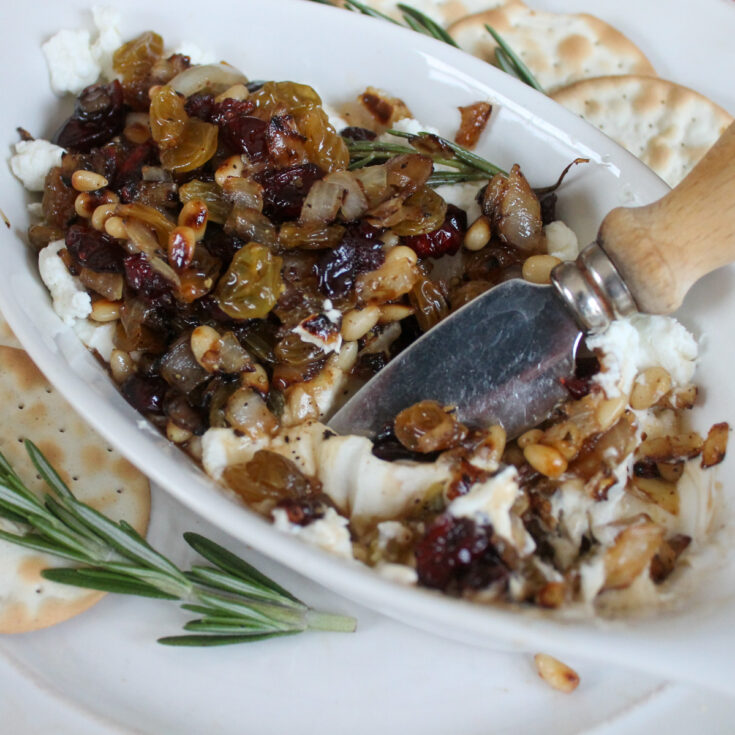 Image for Raisin Pine Nut Goat Cheese Dip
