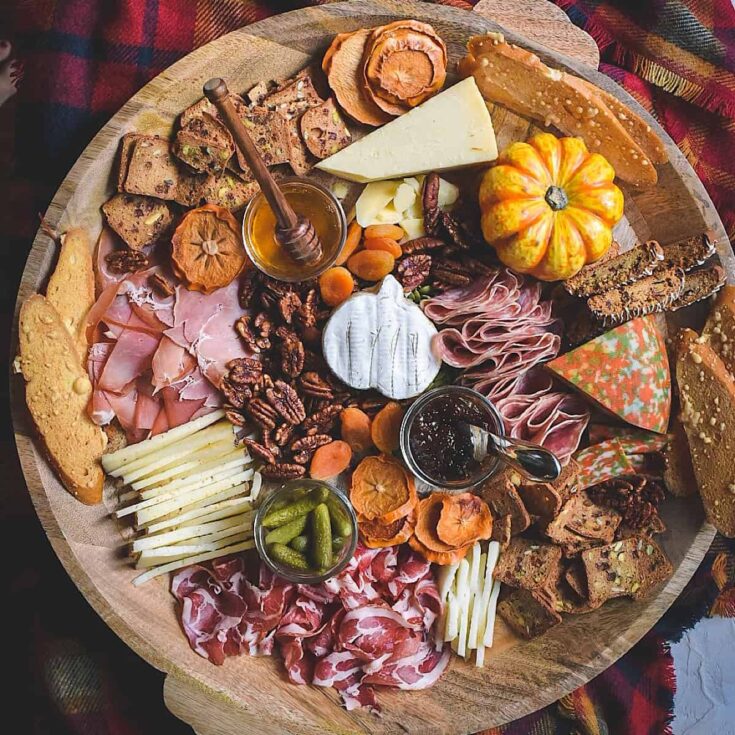 Image for Fall Charcuterie Board with Honey and Jam