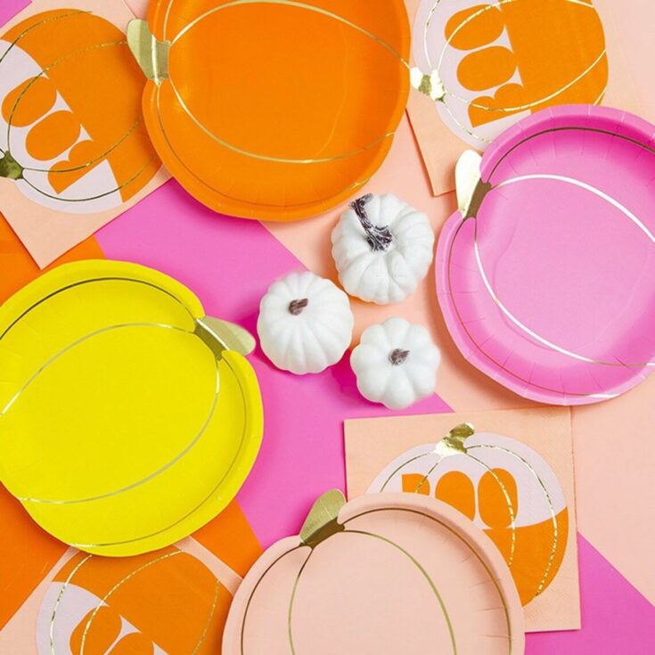 Image for Pumpkin Shaped Plates