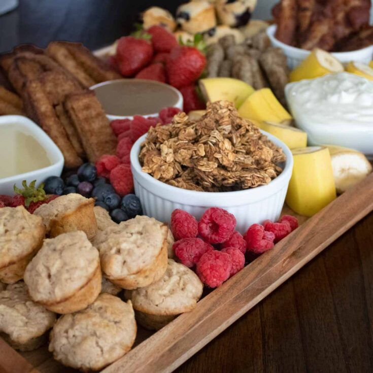 Image for Breakfast Charcuterie Board with Muffins