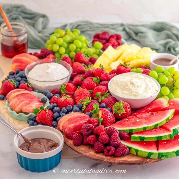 Image for Fresh Fruit Charcuterie Board With Strawberries