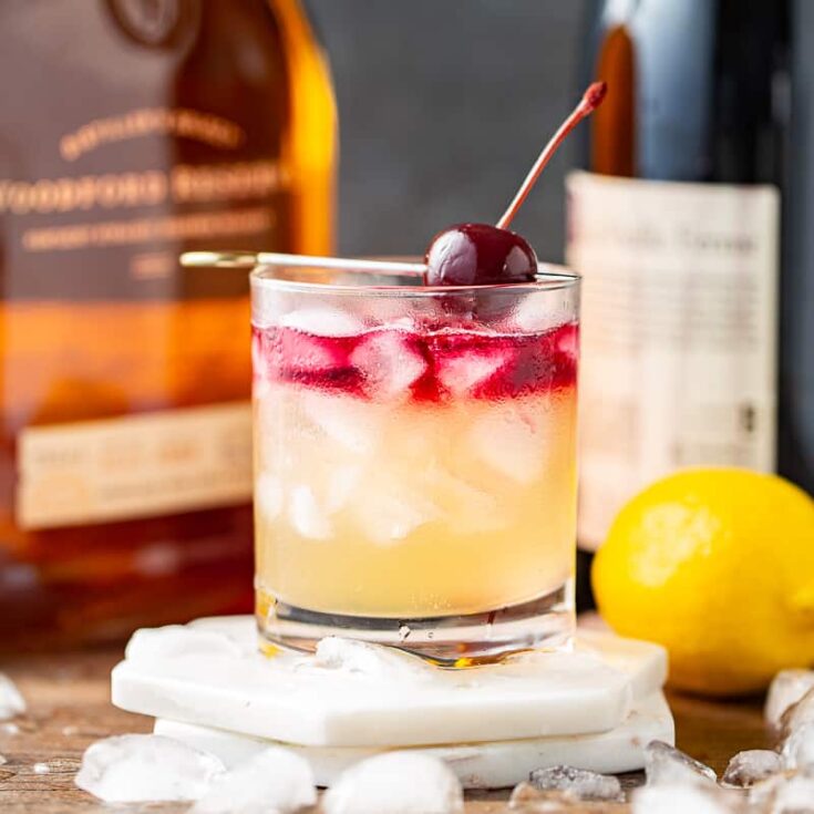 Image for New York Sour ( Whiskey Sour with Red Wine Float )