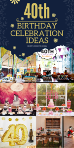 40th Birthday Celebration Ideas - Oh My Creative