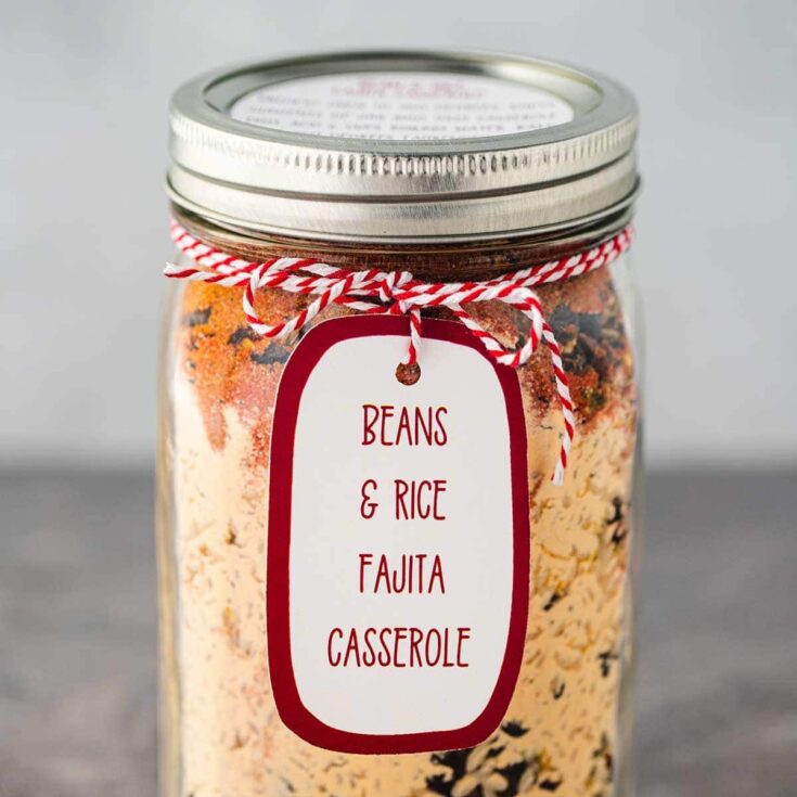 Image for Bean & Rice Fajita Casserole Meal in a Jar