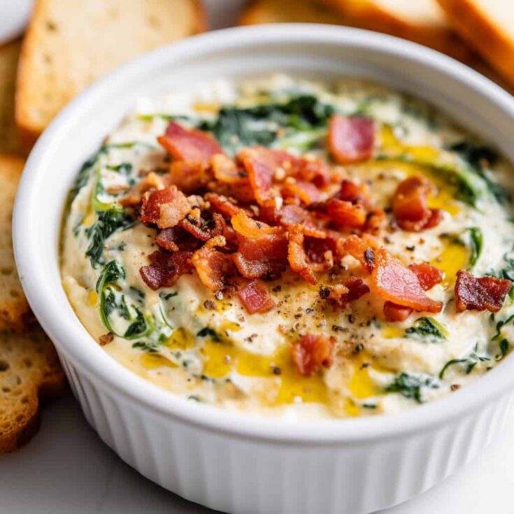 Image for Crock Pot Bacon Spinach Dip