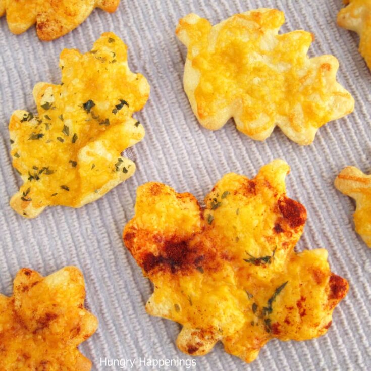 Image for Cheesy Crescent Roll Leaves for Thanksgiving Dinner