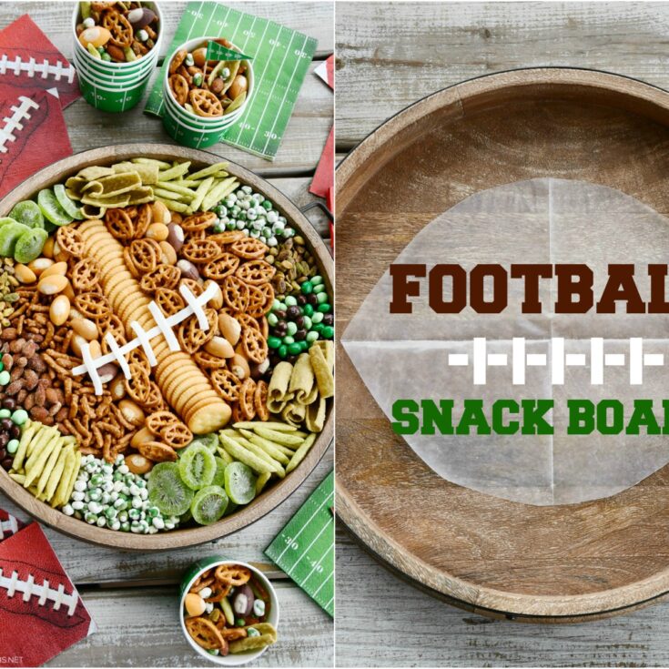 Image for No Cooking Football Snack Board for Game Day