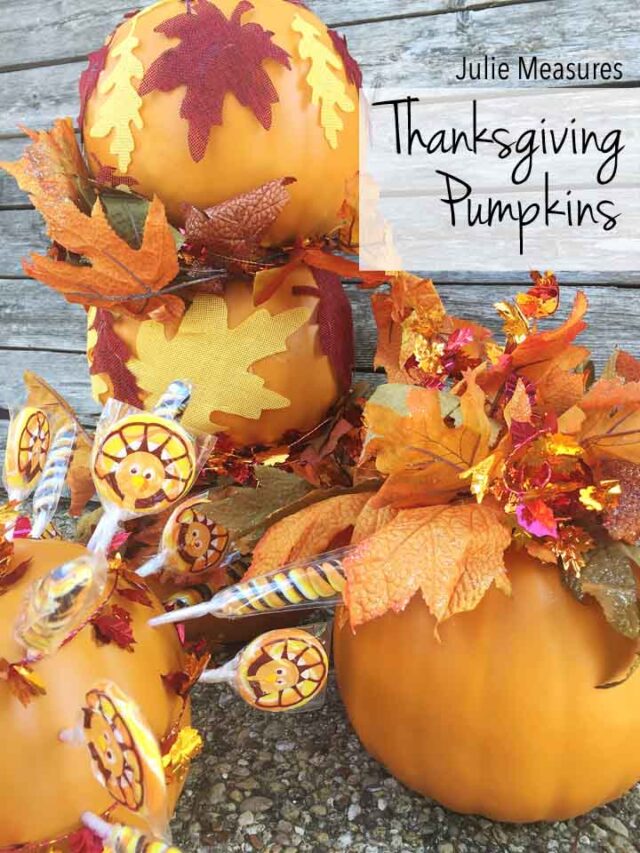 20 Creative Thanksgiving Pumpkin Decor - Oh My Creative