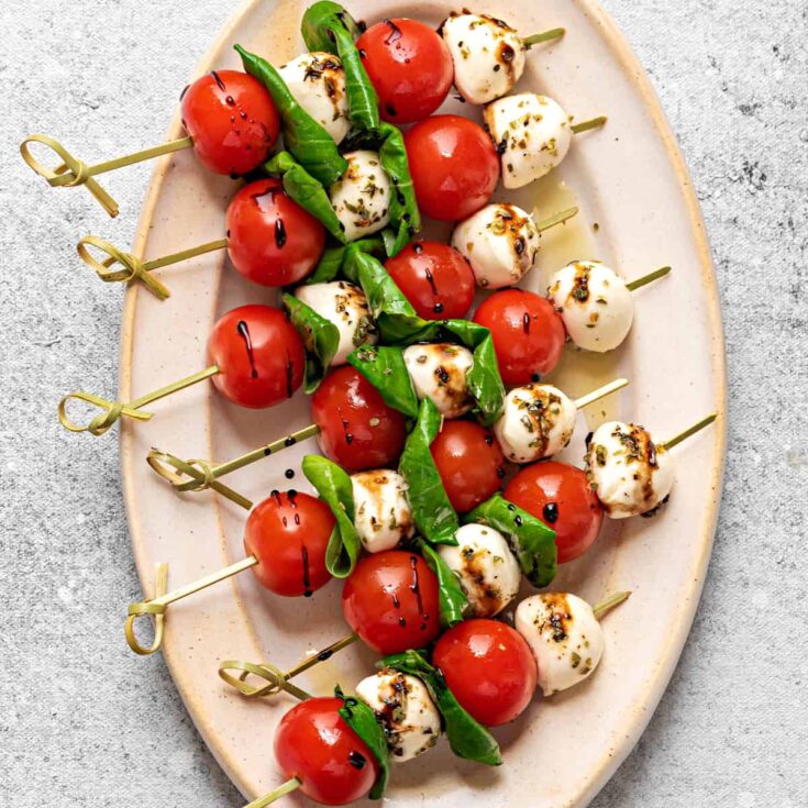Image for Caprese Salad Skewers Recipe