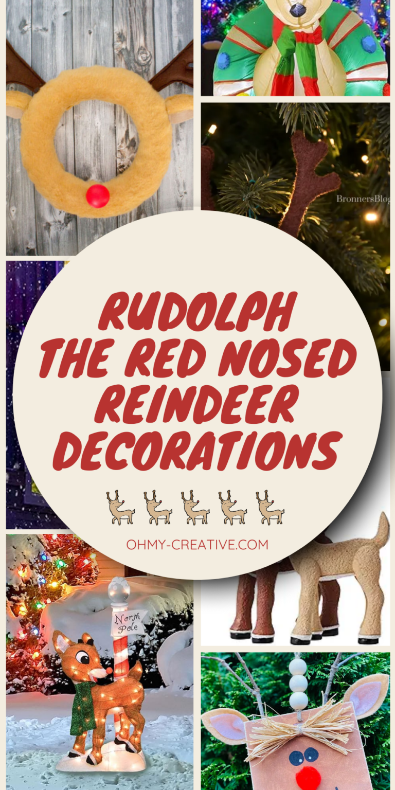 Talking Rudolph Decorations Rudolph The Red Nosed Reindeer Decorations - Oh My Creative
