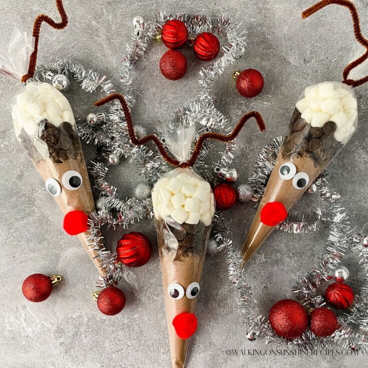 Image for Reindeer Hot Chocolate Cone Bags