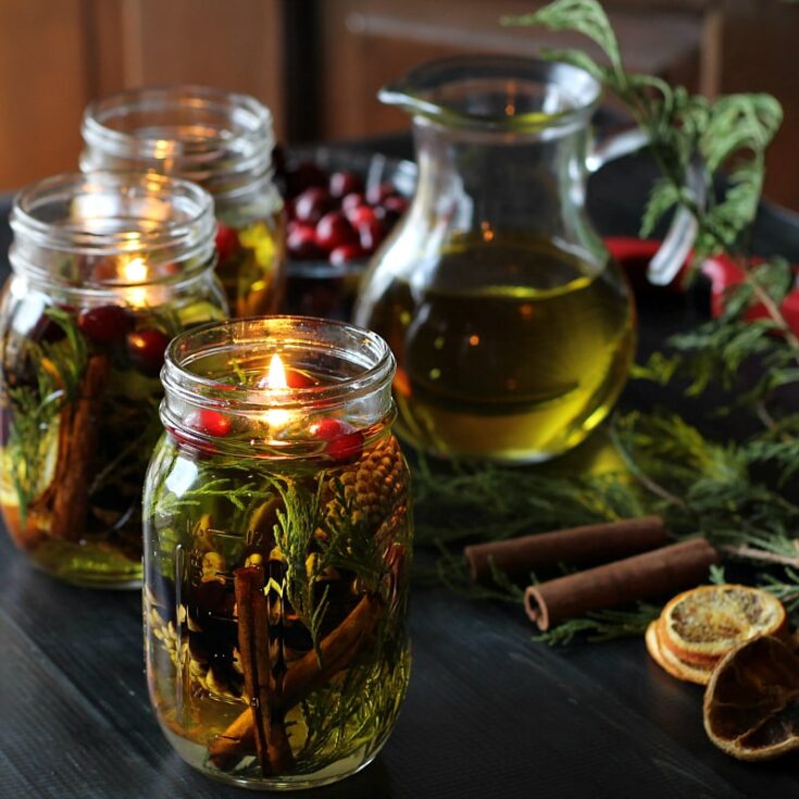 Image for Mason Jar Oil Lamp - Handmade Holiday Gifts