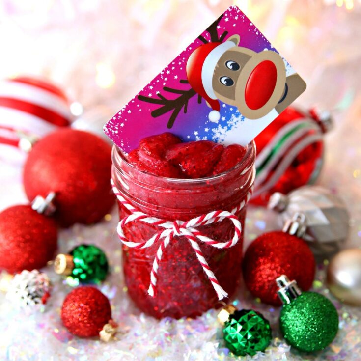 Image for Mason Jar Holiday Gift Card Holder with Slime