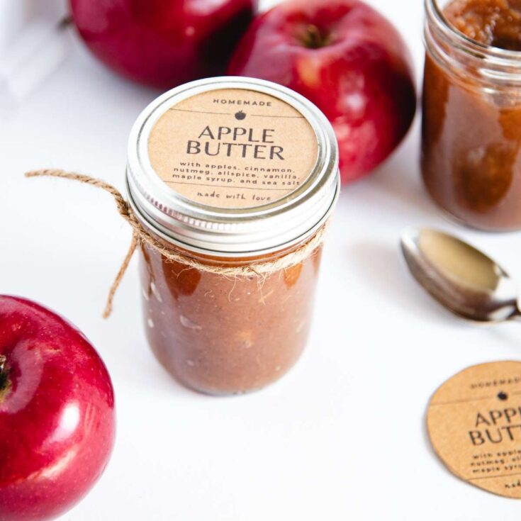 Image for Slow Cooker Apple Butter + Printable Labels 