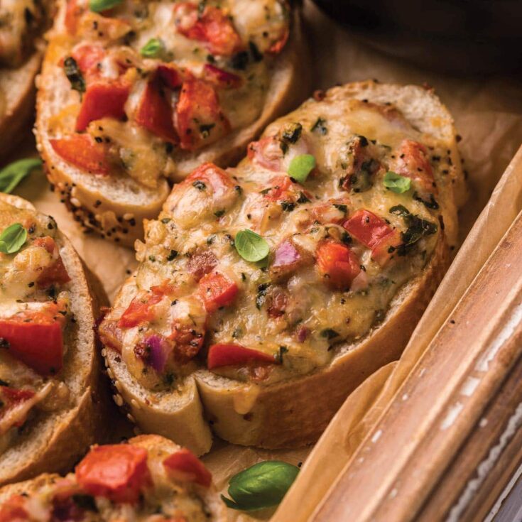 Image for Crispy Cheese Bruschetta Bites