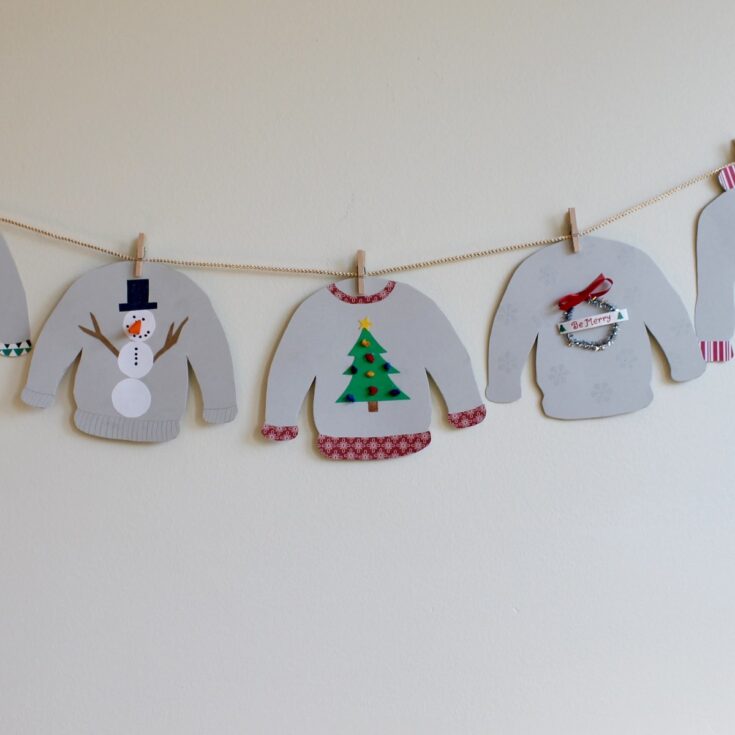Image for Ugly Christmas Sweater Garland & Gift Tags