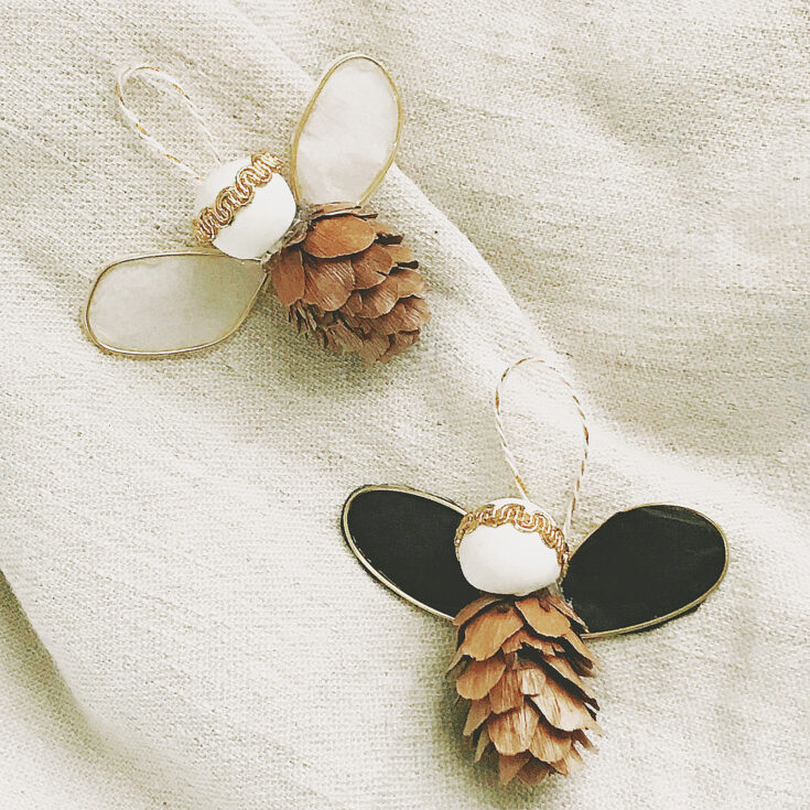 Image for Pinecone Angel Ornament
