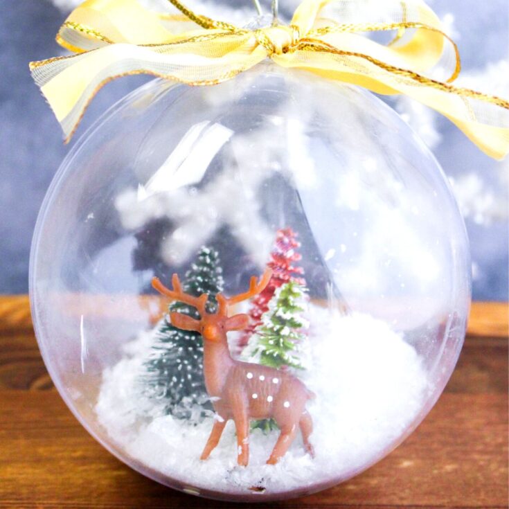 Image for DIY Reindeer Snow Globe Christmas Ornaments