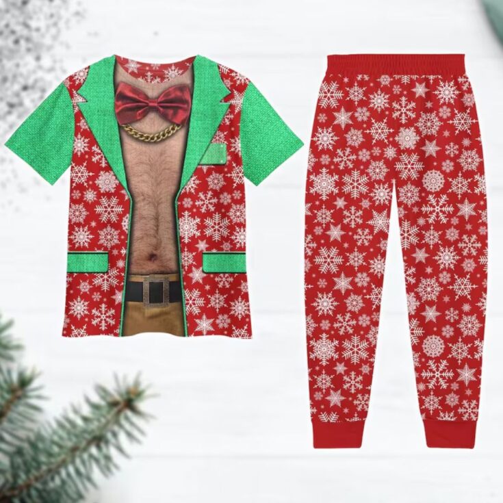 Image for Bad Santa Christmas Pajamas
