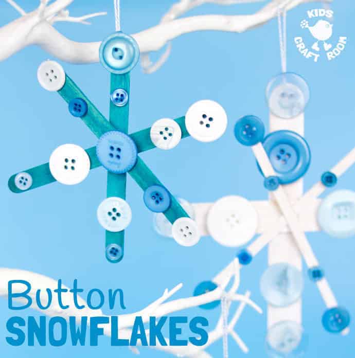 Image for Button Snowflake Craft