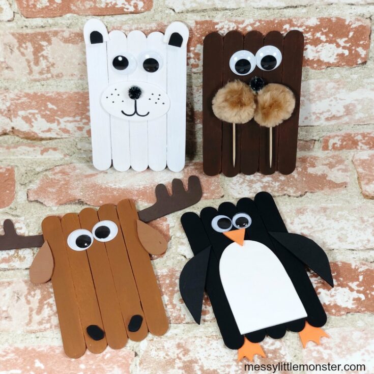 Image for Popsicle Stick Arctic Animal Crafts