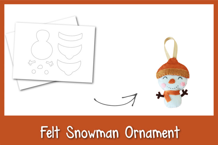 Image for Felt Snowman Ornament