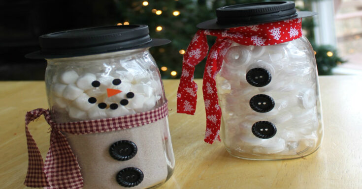 Image for Holiday Snowman Jars