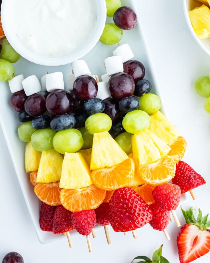 Image for Rainbow Fruit Skewers