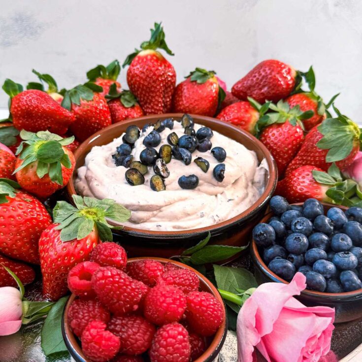 Image for Fresh Berry Tray with Blueberry Whipped Cream