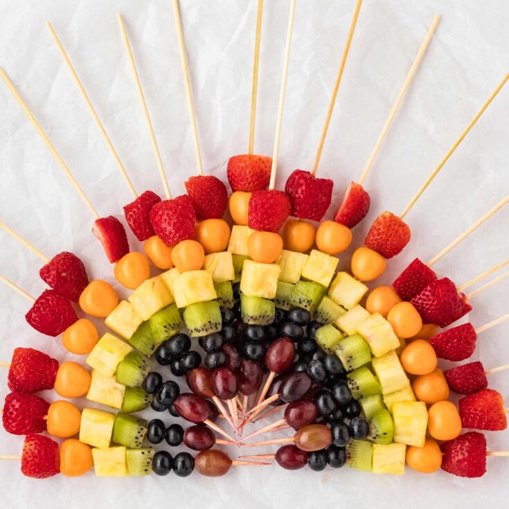 Image for Rainbow Fruit Skewers