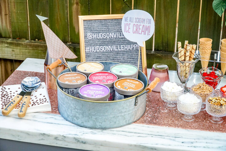 Image for A Chic, Ice Cream Sundae Bar for Adults