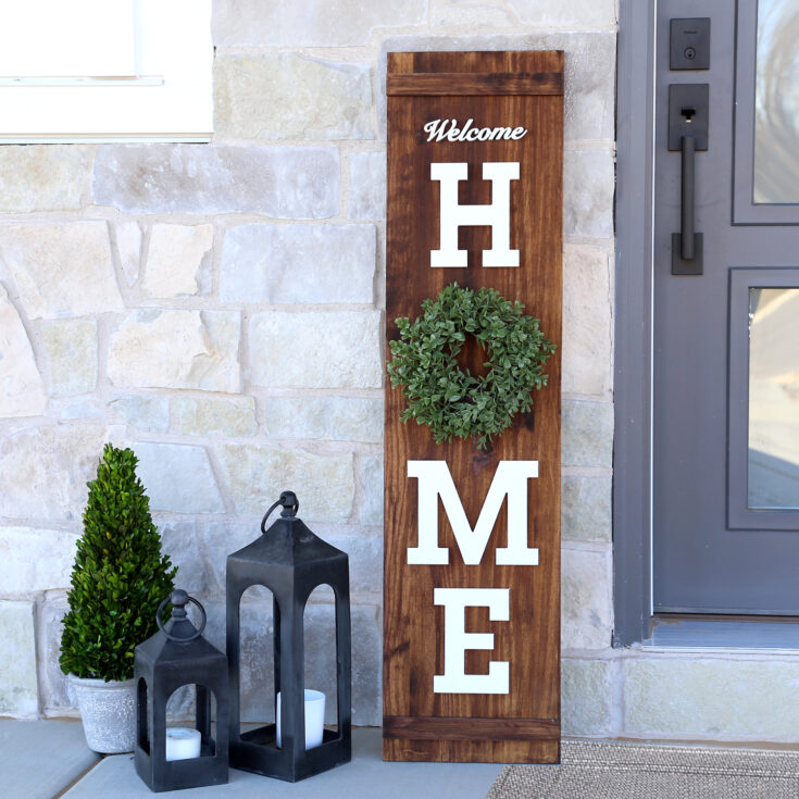 Image for DIY Welcome Home Porch Sign
